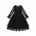 thumbnail image 2 of LIIPEE Girls Halloween Costumes Kids Long Sleeve Dresses Witch Fairy 2 In 1 Dress Up Clothes,11-13 Years, 2 of 8