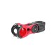 thumbnail image 1 of Soidarity Vástago del manillar de la bicicleta, horquilla delantera, aleación de aluminio de 31,8 MM, extensor de bicicleta ajustable de 85 grados, Ciclismo Rojo 28.6 mm 90 mm Soidarity OD021782-04, 1 of 6