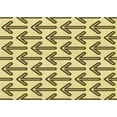 thumbnail image 1 of Ahgly Company Machine Washable Indoor Rectangle Transitional Mustard Yellow Area Rugs, 2' x 3', 1 of 7