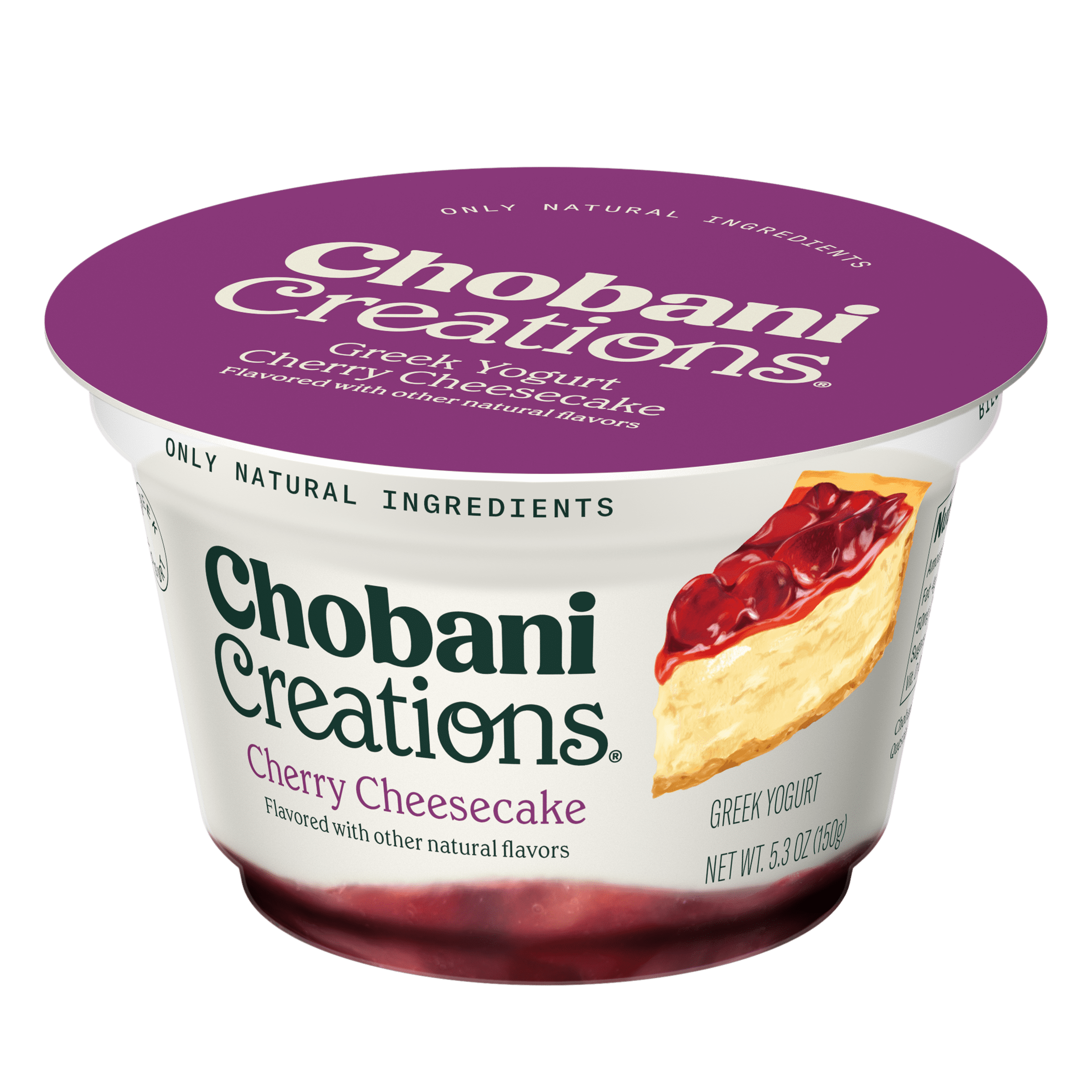 Chobani Creations Cherry Cheesecake 5.3 oz Cup