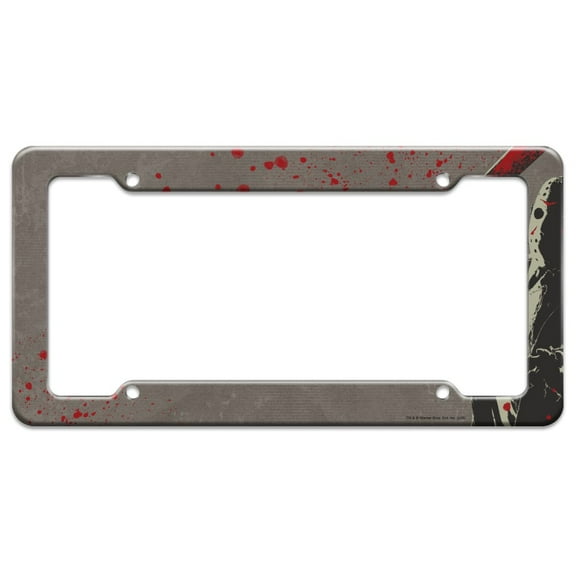 Friday the 13th Jason Character License Plate Tag Frame