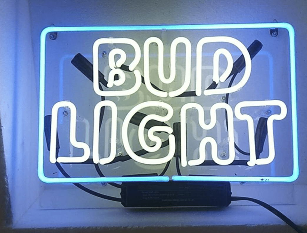 New Bud Light Beer Bar Pub Wall Decor Acrylic Neon Light Sign 14" 