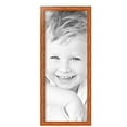 thumbnail image 2 of ArtToFrames 8" x 20" Honey Picture Frame, 8x20 inch Brown Wood Poster Frame (WOM-4214), 2 Pack, 2 of 7