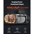 thumbnail image 3 of VEVOR Electric Winch, 12000 lbs Load Capacity, 12V DC Truck Winch with Φ0.36 in x 80 ft Steel Rope, Wireless & Wired Remote Control, IP55 Waterproof for Towing SUV Jeep Trailer Boat Off-Road Vehicle, 3 of 9