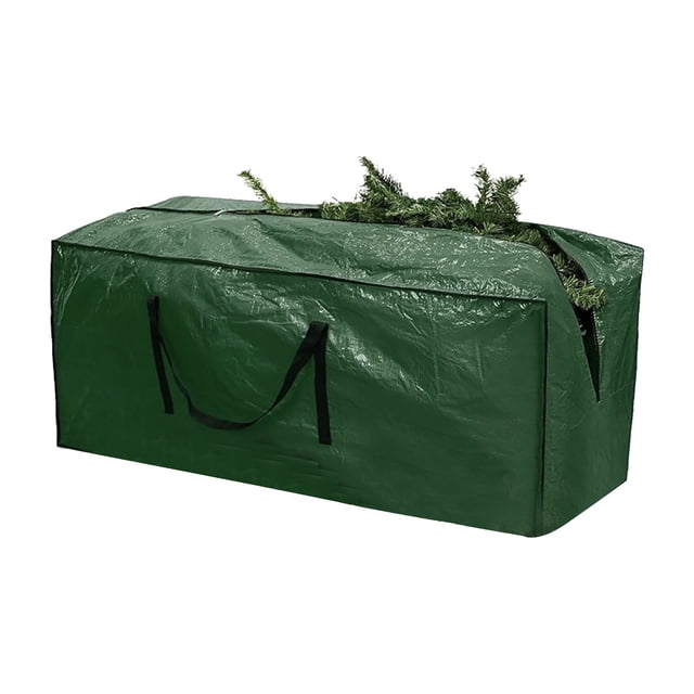 Christmas Tree Storage Bag Heavy Duty Polyester And PVC With Full Length Double Zipper For Artificial Trees Up To 9 Feet