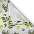 thumbnail image 4 of Ambesonne Botanical Window Valance, Olives and Lemons Growing, 54" X 18", Pastel Yellow Green, 4 of 5