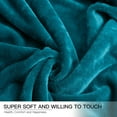 thumbnail image 6 of Throw Blanket, Fuzzy & Plush Warm Fleece Blanket, Queen Size Lake Blue Blankets for Couch Beds, Washable Soft Blankets for Women, 90" x 90", 6 of 9