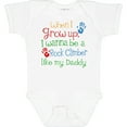 thumbnail image 3 of Inktastic Rock Climber Like Daddy Boys or Girls Baby Bodysuit, 3 of 5