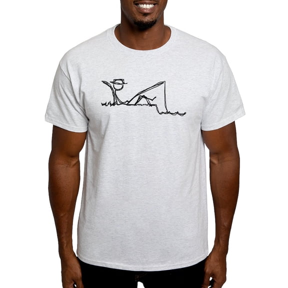 CafePress - Fishing Stick T Shirt - Light T-Shirt - CP