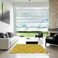 thumbnail image 7 of Ahgly Company Machine Washable Indoor Square Transitional Gold Yellow Area Rugs, 6' Square, 7 of 7