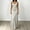 Gray, variant on Dresses for Women Maxi Racerback Tank Dress Sleeveless Scoop Neck Slim Casual Dresses Solid Vacation Beach Brown S