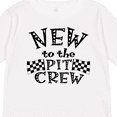 thumbnail image 4 of Inktastic New to the Pit Crew Racing Flags Boys or Girls Long Sleeve Toddler T-Shirt, 4 of 5