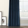 thumbnail image 5 of Half Price Drapes Eternal Blue Heritage Plush Velvet Room Darkening Curtains (1 Panel), 50W X 120L, 5 of 6