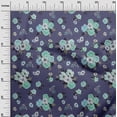 thumbnail image 2 of oneOone Georgette Viscose Purple Fabric Florals Quilting Supplies Print Sewing Fabric By The Yard 42 Inch Wide, 2 of 4