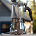 thumbnail image 3 of London Sip Stainless Steel Espresso Maker 3-cup, Glass, 3 of 6
