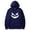 #Navy_015, variant on Domuza Halloween Pumpkin Face Print Hoodie for Men Women, Fashion Vintage Long Sleeve Pullover Sweatshirt, Drawstring Hood with Kangaroo Pocket