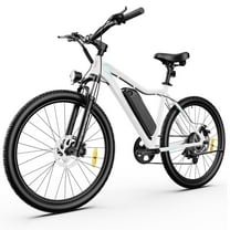 5TH WHEEL WLB17 26" Electric Bike for Adult, 500W Ebike with 36V 10.4Ah Removable Battery, Electric Bicycle with 7 Speed, UL2849, White/Black