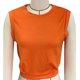 thumbnail image 1 of Blusa sin mangas con cuello redondo,Blusa sin mangas con cuello redondo Blusa sin mangas redonda de color liso Blusa sin mangas con cuello redondo Diseño de clase mundial, 1 of 3