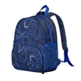 thumbnail image 2 of Chic Paisley Pattern Backpack - Waterproof Ergonomic School Bag with Durable Reinforced Stitching, 2 of 5