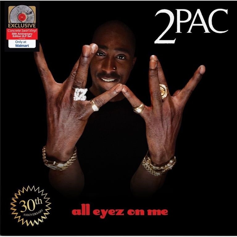 2Pac-All Eyez On Me - 2LP (Walmart Exclusive) Concrete Swirl