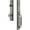 Antique Pewter, variant on Grandeur 842589 Fifth Avenue Solid Brass Rose Keyed Entry Single Cylinder "C" Grip