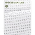 thumbnail image 2 of Color&Geometry White Chenille Bathroom Rugs- Non Slip, Absorbent, Quick Dry, Thin, Machine Washable- 20"x32" Small Bath Mat Carpet Bath Rugs for Bathr, 2 of 2