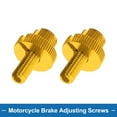thumbnail image 4 of Unique Bargains Motorcycle Brake Lever Barrel Adjusters Screws M8 Unique Bargains Motorcycle Brake Adjusting Screws Gold Tone 2 Pcs, 4 of 6
