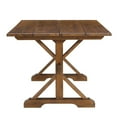 thumbnail image 3 of 71 Inch Dining Table, Walnut, Wood, Kitchen Cafe Bistro Hospitality Restaurant, Modern Contemporary HB35849, 3 of 10
