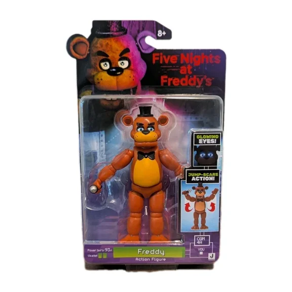 Jazwares Five Nights at Freddy's Freddy Fazbear Action Figure, 5 inch