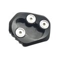 thumbnail image 3 of Almohadilla de placa de ampliación de pata de motocicleta, CNC, aleación de aluminio, para , soporte auxiliar de repuesto para , negro Sunnimix Almohadilla para agrandar la pata de cabra, 3 of 8