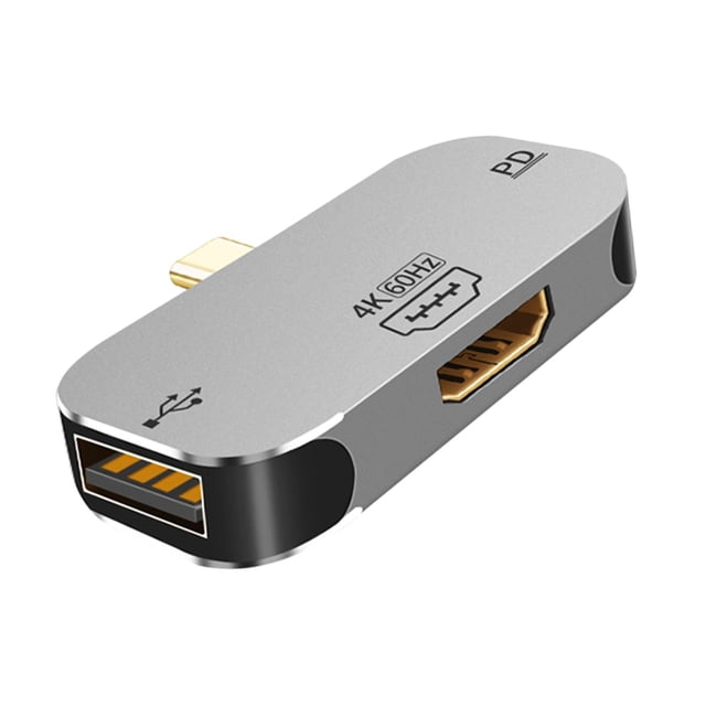 Estación de acoplamiento, adaptador de carga usb para computadora, portátil PD tipo C F