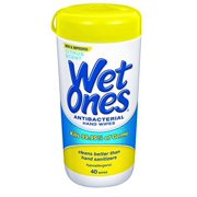Antibacterial Moist Towelettes, 5 X 7 1/2, White, 40/canister, 12/carton