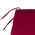 thumbnail image 5 of Jordan Manufacturing 41" x 17" Barn Red Solid Rectangular Outdoor Settee Swing Bench Cushion with Ties, 5 of 10