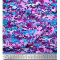 thumbnail image 1 of Soimoi polyester Crepe Fabric Two Tone Camouflage Decor Fabric Printed Yard 52 Inch Wide, 1 of 3