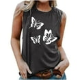 thumbnail image 1 of LSLJS Blouse Sans Manches Imprimée Décontractée pour Femme à Col Rond, Aguichant, Ajustée, Chandail à Enfiler, Débardeurs pour Femmes, 1 of 4