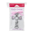 thumbnail image 2 of 2 3/8" x 3 3/4"   Enameled Baby Cross, 2 of 2