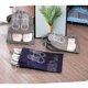 thumbnail image 4 of Bolsa de almacenamiento de zapatos con correa de tela no tejida engrosada, juego de 5 unidades, gran capacidad, impermeable, para viajes, a prueba de humedad, 4 of 5