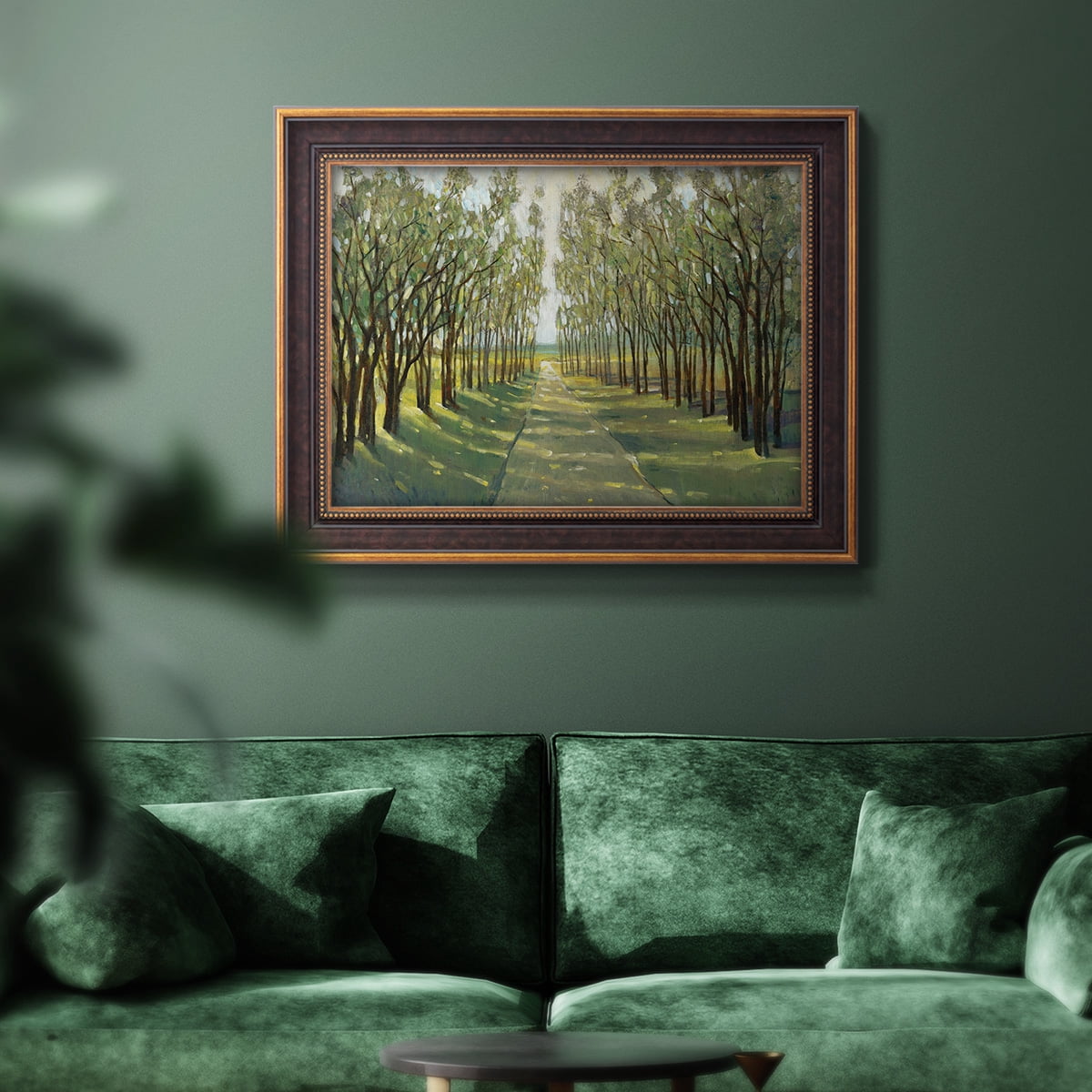 Forest Path Premium Framed Canvas- Ready to Hang