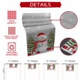 thumbnail image 5 of Table Runner 13x36in Inches Long, Xmas Trees Winter SnowmanLinen Washable Dresser Scarf Snowflakes on Gray BackgroundKitchen Dinning Tablerunners for Holiday/Party/Wedding/Home Tables Decor, 5 of 9