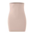 thumbnail image 4 of Wxolcjlv Women's Solid Pencil Mini Skirt High Waist Fitted Silhouette Daily Work Short Skirts, 4 of 4