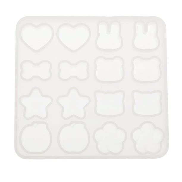 herramientas colgantes del molde de la resina de la joyería del diy del molde del silicón del diamante 9.5x9cm 16pcs Sunnimix Fabricación de joyas moldes estrella