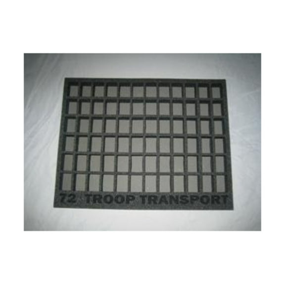 Battle Foam 1" 72 Troop Tray New