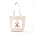 thumbnail image 6 of CafePress - Keep Calm And Love Iguanas Tote Bag - Unisex Canvas Tote Bag, Beige, 1-Piece, 6 of 7