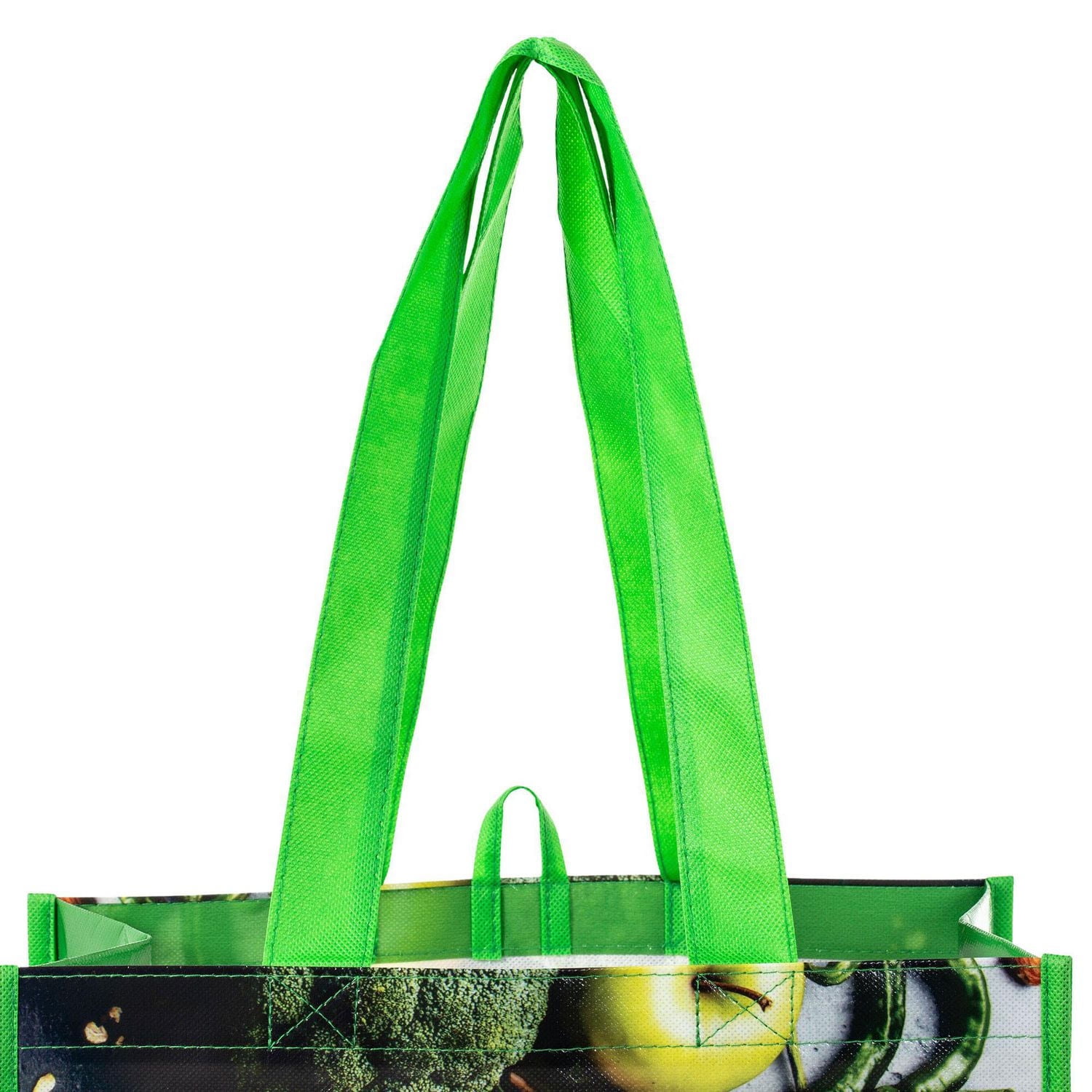 Sac d’épicerie réutilisable avec poignées, Sac réutilisable pour les courses