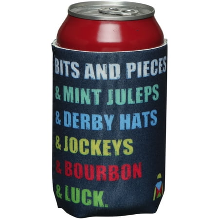 Kentucky Derby Mint Juleps Can Cooler - Navy - No Size