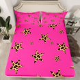 thumbnail image 2 of Castle Fairy Leopard Print Stars Print Full Size Sheets,Old Fashion Bed Sheets, 2 of 7