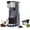 Gray body w/blue and silver trim, variant on Mixpresso Single Serve Coffee Brewer K-Cup Pods Compatible & Ground Coffee, 30oz Coffee Maker Single Serve 5 Brew Sizes Fits Up To 14Oz Travel Mug, Grey Coffee Maker Adjustable Drip Tray