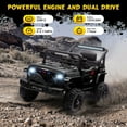 thumbnail image 2 of 12V Kids Ride on Toys Cars with Parents Control, Toddler Electric Ride on Truck Car with Early Education Function, Riding Toy with 4 Wheel Suspension, MP3, USB, Electric Vehicle for Aged 3+, Black, 2 of 8