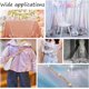 thumbnail image 5 of 4,3 yardas de tela de organza iridiscente cian, cinta de tela brillante mágica, tela de encaje de organza brillante, 5 of 9