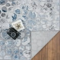 thumbnail image 7 of Luxe Weavers Abstract Coastal Pebbles Blue 8x10 Area Rug, Living Room and Bedroom Carpet, 7 of 7